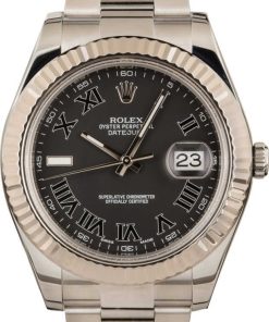 HandMade The Datejust II Rolex 116334 Black Roman Dial