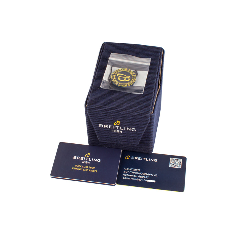 HandMade The Breitling Navitimer B01 Chronograph 46 Green Dial - Image 4