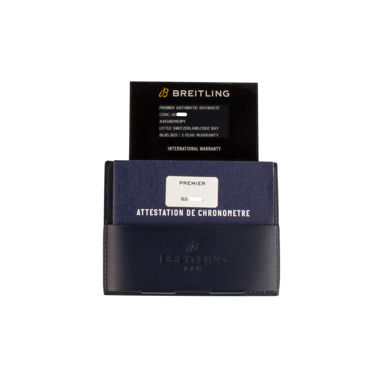 HandMade The Breitling Premier Automatic Day & Date 40 Silver Dial - Image 4