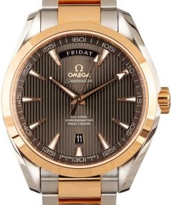 HandMade The Omega Seamaster Aqua Terra Two Tone Model