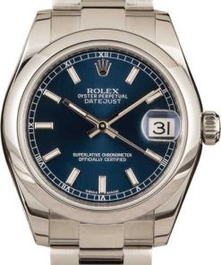 HandMade The Rolex Datejust 31MM 178240 Blue Dial
