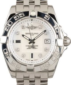 HandMade The New Breitling Galactic 32 Stainless Steel Diamond Dial