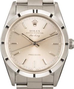 HandMade The Rolex Air-King 14010 Silver Dial 100% Authentic